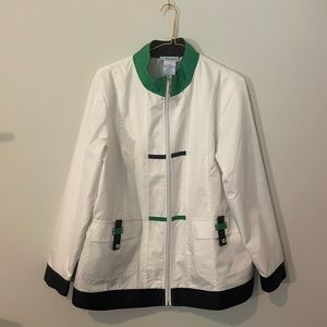 National brand windbreaker jacket with pockets